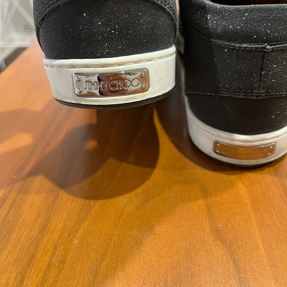 Jimmy Choo Miami Sneaker black sparkle sneaker - Picture 5 of 6